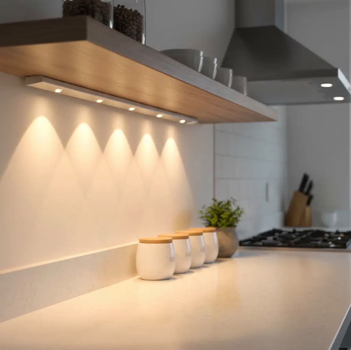 Luminaria Barra Led 60 con Sensor Movimiento Recargable USB